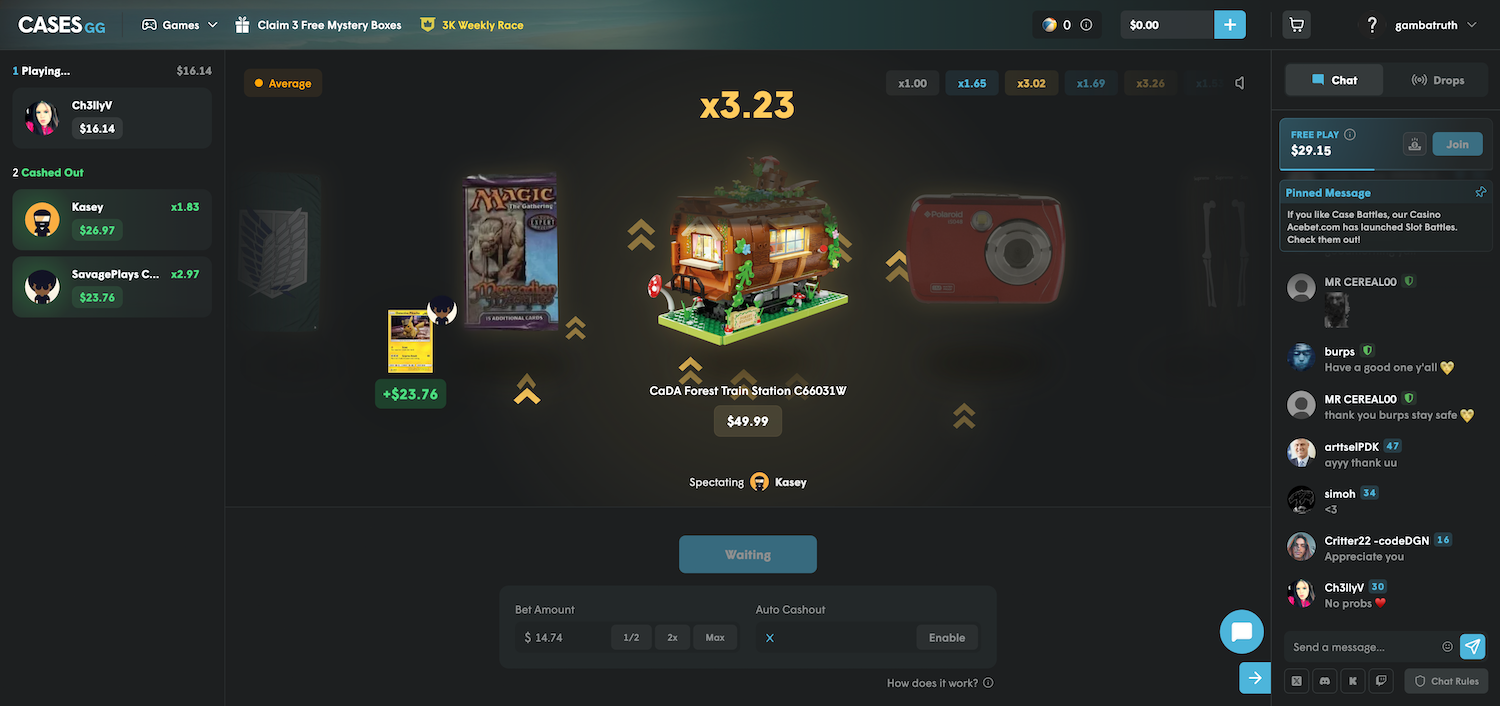 Cases.gg Crash Game