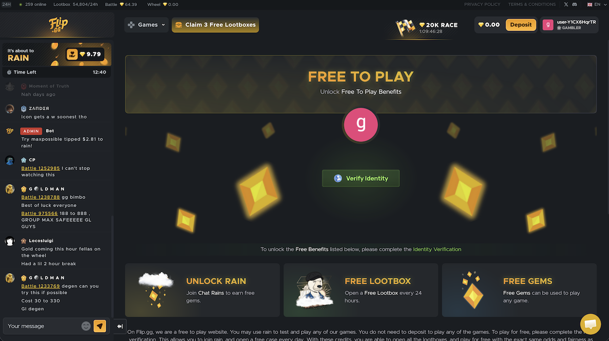 Flip.gg Free to Play Benefits