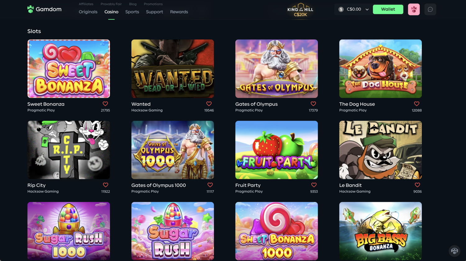 Gamdom Slots