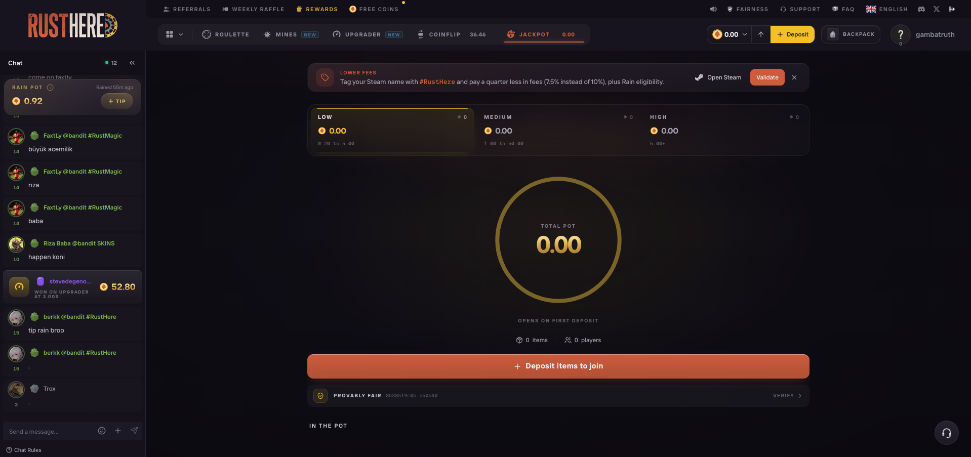 RustHere Rust Jackpot Pots