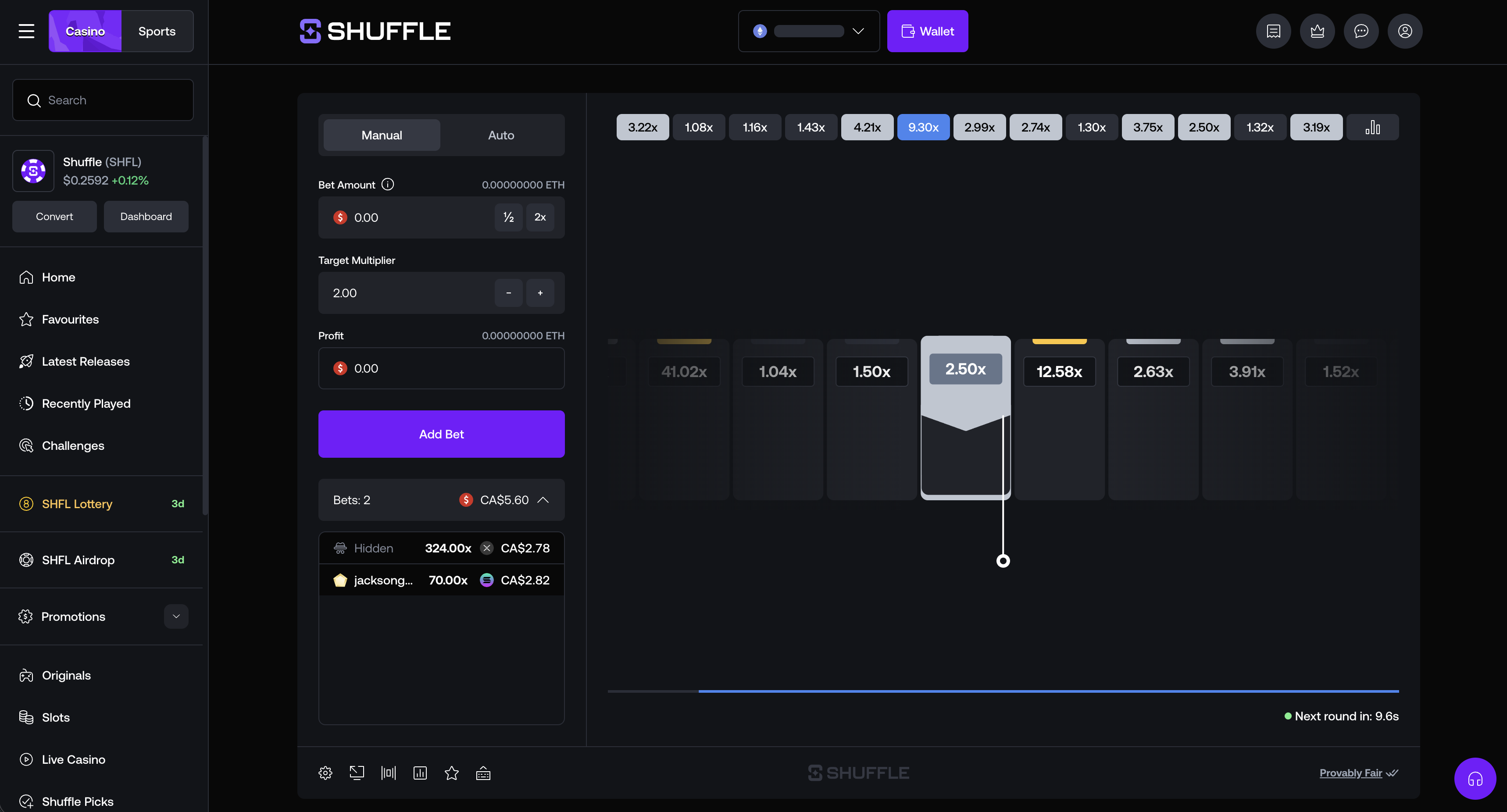 Shuffle Slide game